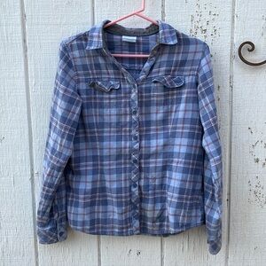Columbia Sportswear Blue Flannel